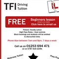 TFI Driving simple web ad, adapted for the web from a newspaper advert