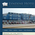 Final site for the Lyndene Hotel on Blackpool Promenade